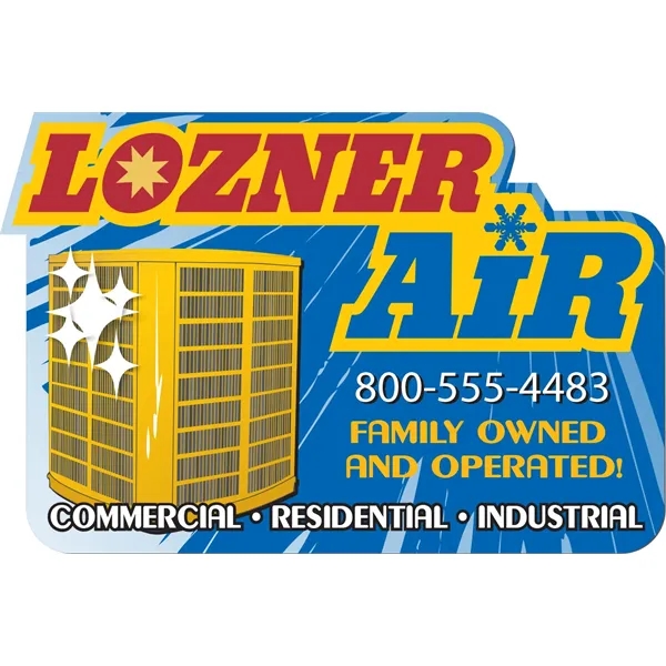 20 Mil Custom Shaped Magnet 14.01-16 Square Inches... from ASI 40480 Koozie Group