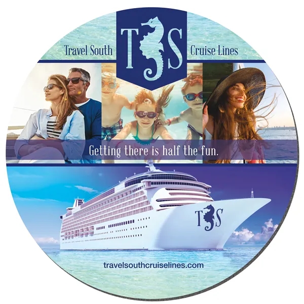 1/8" Fabric Surface Mouse Pad (8" Round)... from ASI 40480 Koozie Group