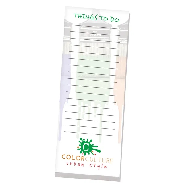 Souvenir® Sticky Note™ 3" x 8" Pad with Magnet, 25 sheet... from ASI 40480 Koozie Group