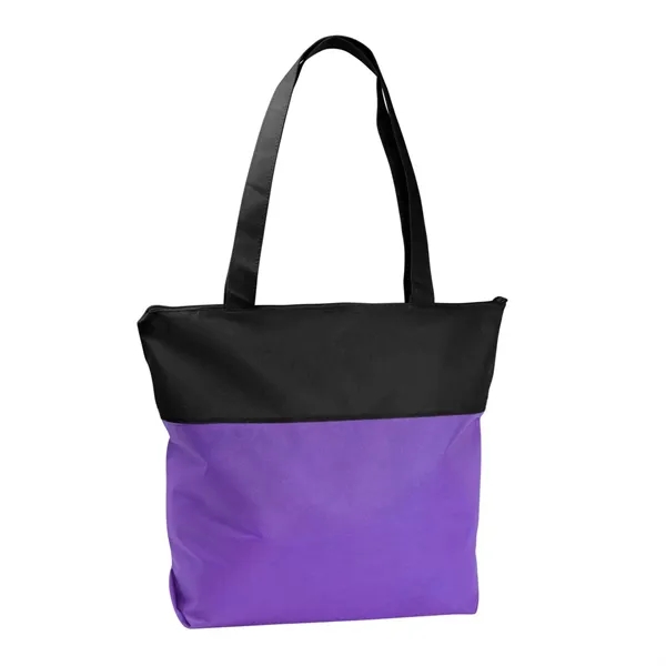 Poly Pro Two-Tone Zippered Tote... from ASI 40480 Koozie Group