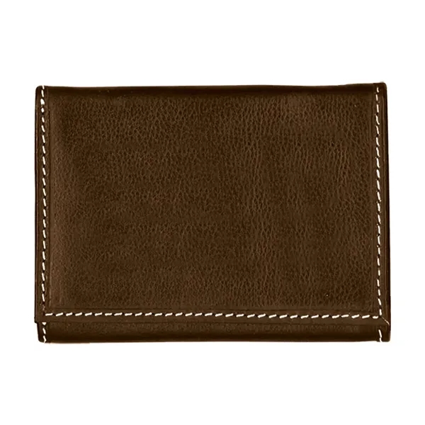 Andrew Philips® Contrast Stitch Tri-Fold Wallet... from ASI 40480 Koozie Group