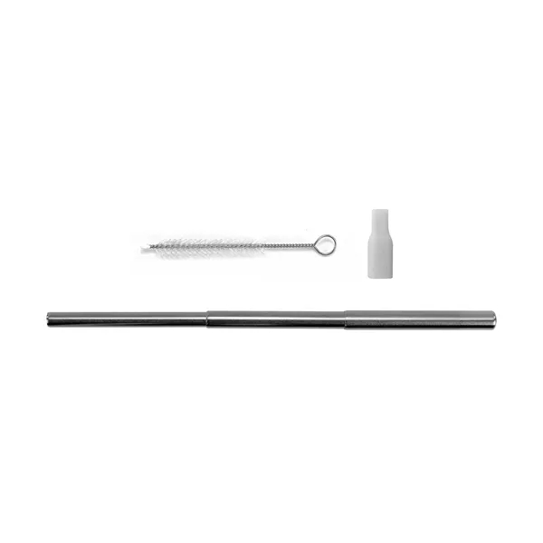 Collapsible Straw Stainless Steel Kit With Brush Cleaner... from ASI 40480 Koozie Group