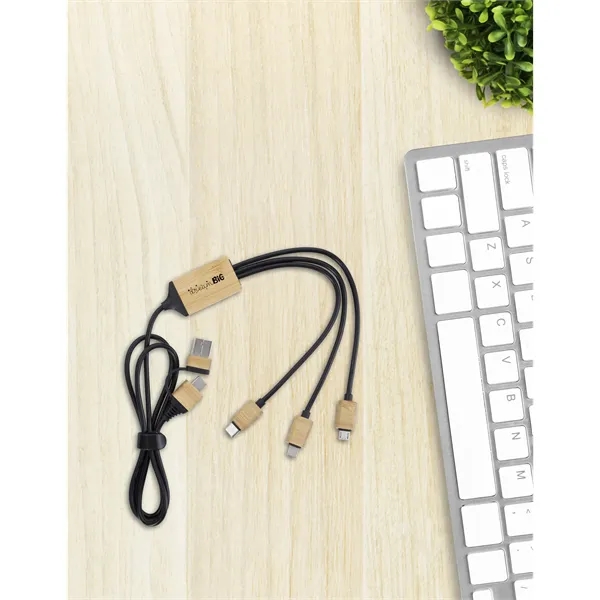BambooTunes 5-in-1 Charging Cable... from ASI 40480 Koozie Group
