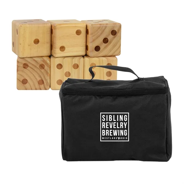 Oversize Wooden Yard Dice Game... from ASI 40480 Koozie Group