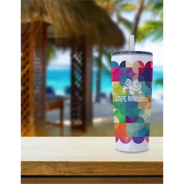 Koozie® Built-in Straw Vacuum Tumbler - 30 oz.... from ASI 40480 Koozie Group