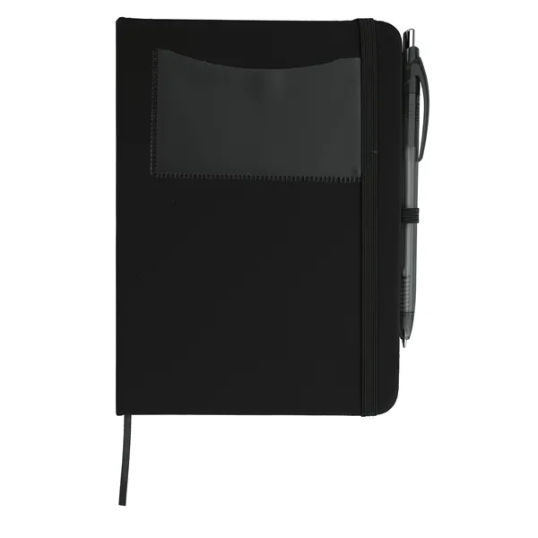 Value Card Pocket Notebook with Element Slim Pen... from ASI 40480 Koozie Group