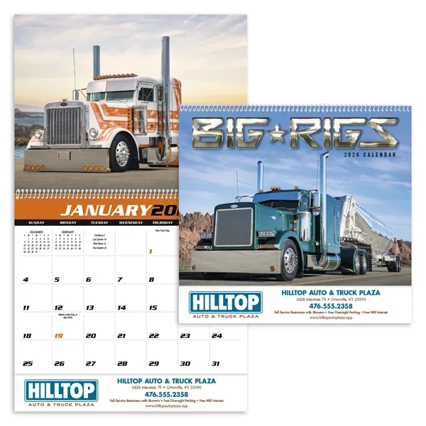 Big Rigs... from ASI 40480 Koozie Group / Norwood Triumph Calendar