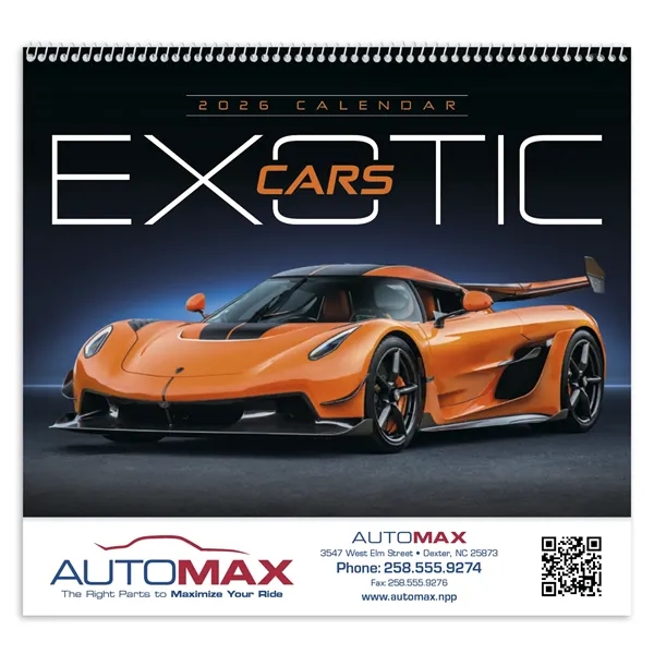 Exotic Cars... from ASI 40480 Koozie Group / Norwood Triumph Calendar