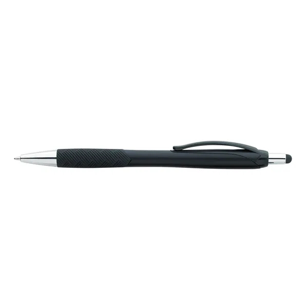 Metallic Pattern Grip Stylus Pen... from ASI 40480 Koozie Group / Norwood