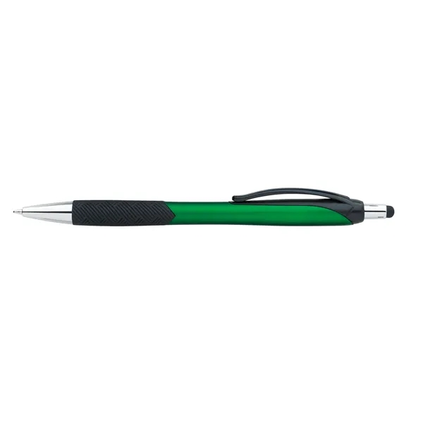Metallic Pattern Grip Stylus Pen... from ASI 40480 Koozie Group / Norwood
