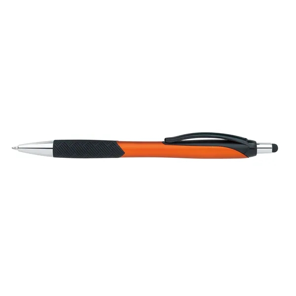 Metallic Pattern Grip Stylus Pen... from ASI 40480 Koozie Group / Norwood