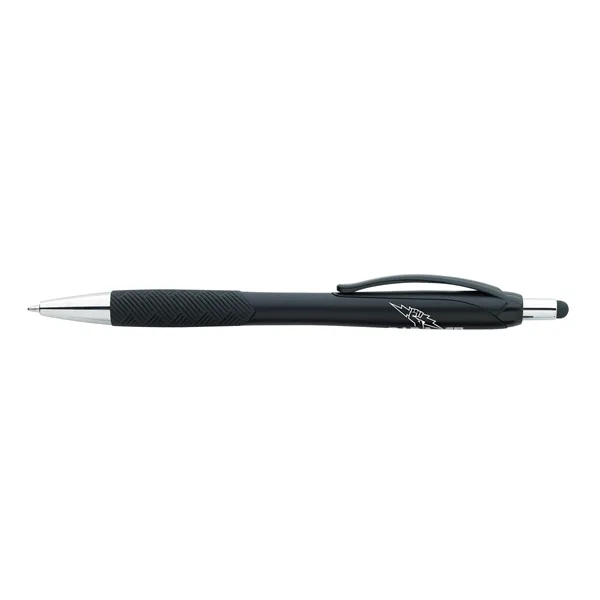 Metallic Pattern Grip Stylus Pen... from ASI 40480 Koozie Group / Norwood
