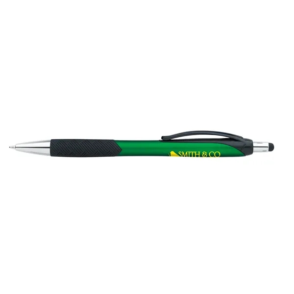 Metallic Pattern Grip Stylus Pen... from ASI 40480 Koozie Group / Norwood