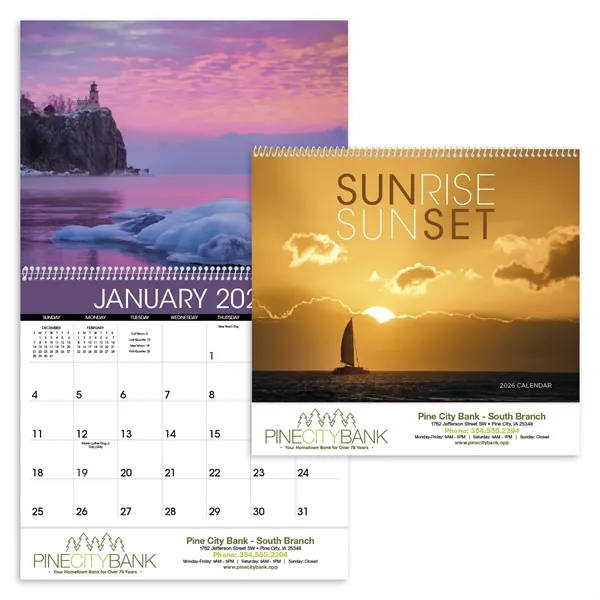 Sunrise Sunset... from ASI 40480 Koozie Group / Norwood Triumph Calendar