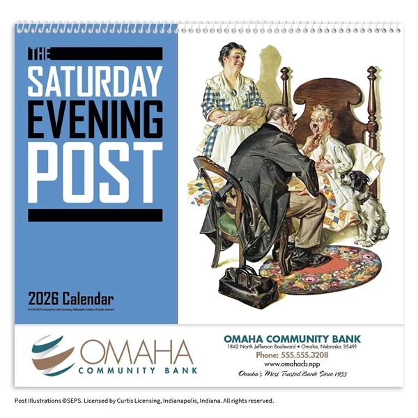 The Saturday Evening Post... from ASI 40480 Koozie Group / Norwood Triumph Calendar