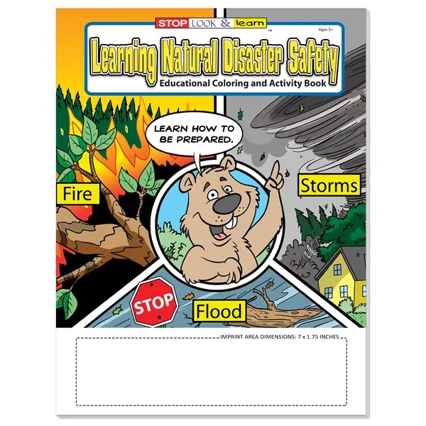 Coloring Book: Learning Natural Disaster Safety... from ASI 40480 Koozie Group