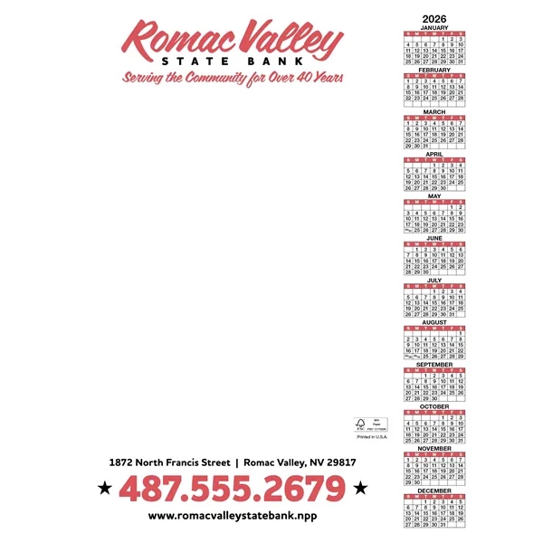 Scratch Pad Calendar... from ASI 40480 Koozie Group