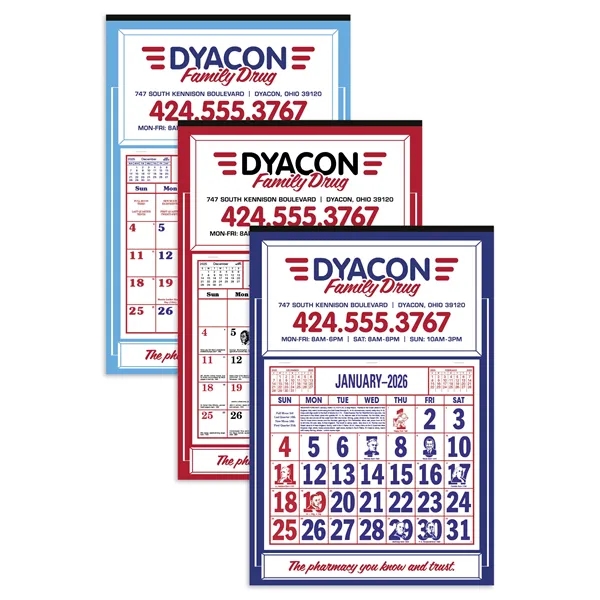 Apron Calendar... from ASI 40480 Koozie Group