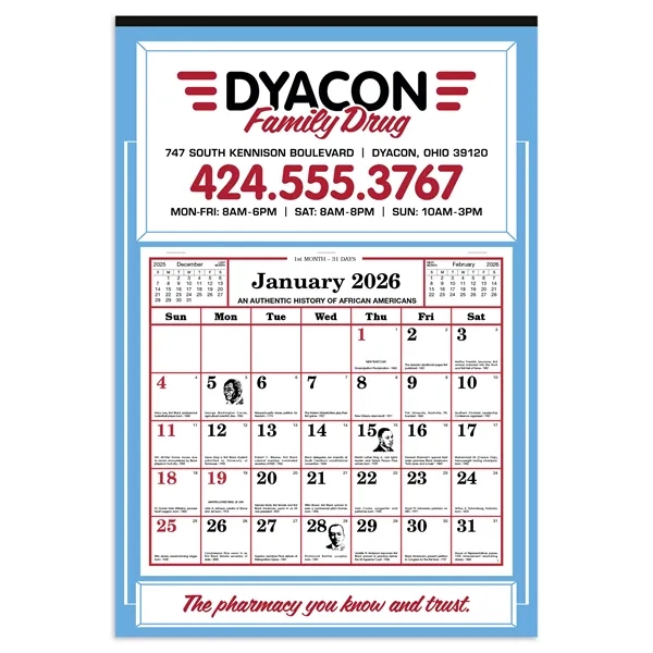 Apron Calendar... from ASI 40480 Koozie Group