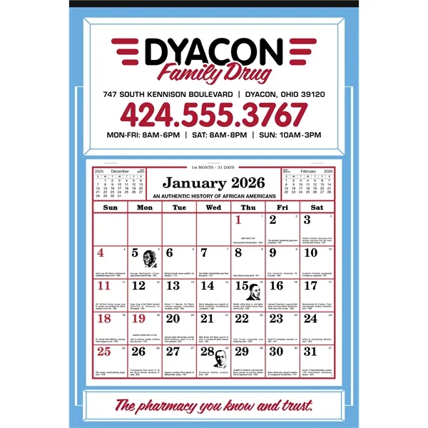 Apron Calendar... from ASI 40480 Koozie Group