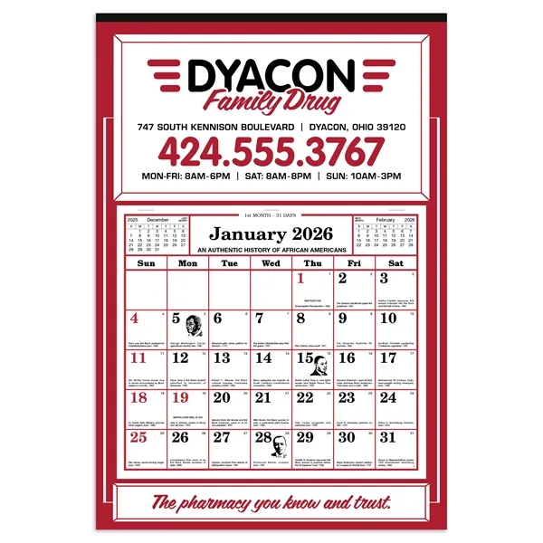 Apron Calendar... from ASI 40480 Koozie Group