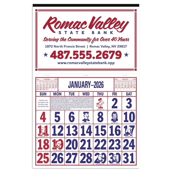 Apron Style Calendar... from ASI 40480 Koozie Group