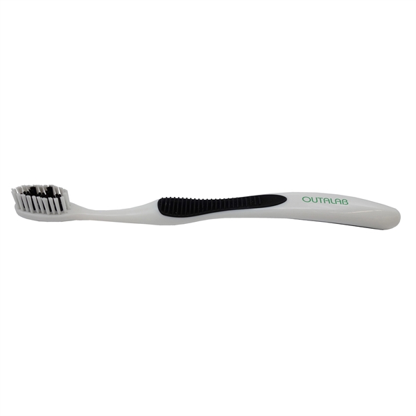 .65" x 7.375" toothbrush with 610 nylon bristle count with rubber... from ASI 90807 Tekweld