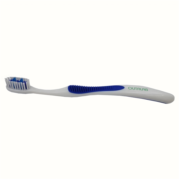 .65" x 7.375" toothbrush with 610 nylon bristle count with rubber... from ASI 90807 Tekweld