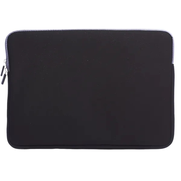 15 inch Neoprene foam zipper laptop sleeve plus 1 color silkscreen... from ASI 37218 Athena Promo (tm)