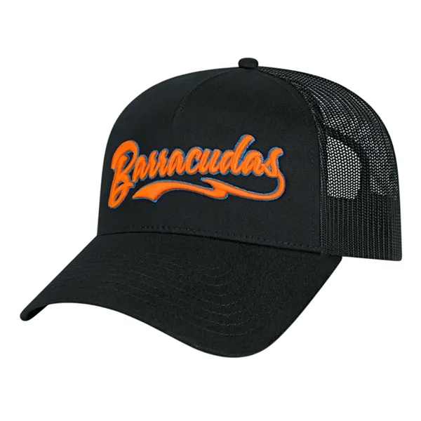 Mid profile five panel structured trucker cap... from ASI 43792 Cap America Inc