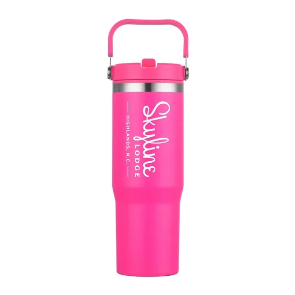 30 oz. Double Wall Stainless Steel Tumbler w/ Carrier... from ASI 39820 Opusline (Benmex)