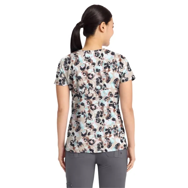 Healing Hands - Purple Label - Women's V-Neck Print Scrub...... from ASI 86018 Scrub Authority