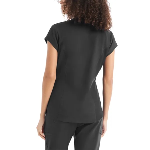 White Cross - CRFT - Women's 1-Pocket V-Neck Top... from ASI 86018 Scrub Authority