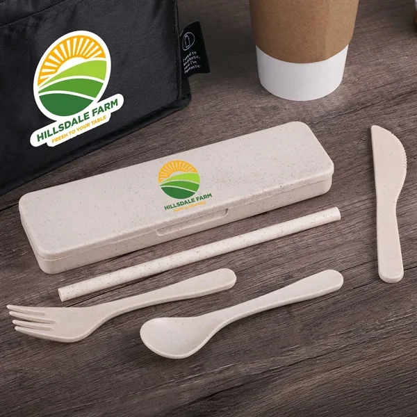 Lunch storage set with reusable storage containers, cooler bag, and a... from ASI 61966 HPG / Beacon Promotions