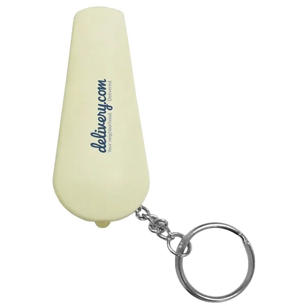 Keychain with whistle and LED light.... from ASI 63549 Jornik Manufacturing Corp