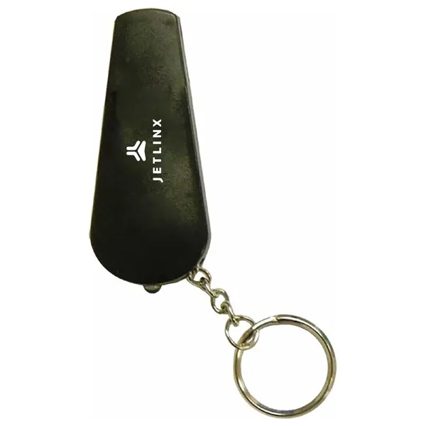 Keychain with whistle and LED light.... from ASI 63549 Jornik Manufacturing Corp
