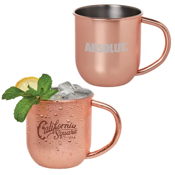 17 oz. Moscow Mule mug made of copper-plated stainless steel.... from ASI 57655 STOPNGO Line