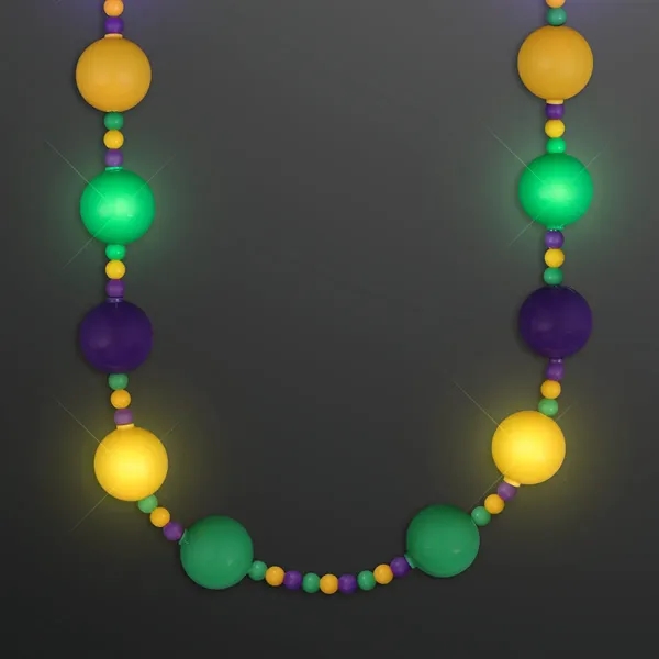 Mardi Gras Party Balls LED Necklace; Blank Pricing... from ASI 34194 ALightPromos