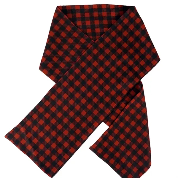 Double-sided fleece scarf with vibrant full-color sublimation, ideal for winter promotions,... from ASI 67557 LimeLight Ent