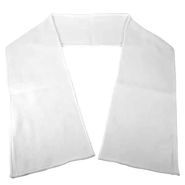 Double-sided fleece scarf with vibrant full-color sublimation, ideal for winter promotions,... from ASI 67557 LimeLight Ent