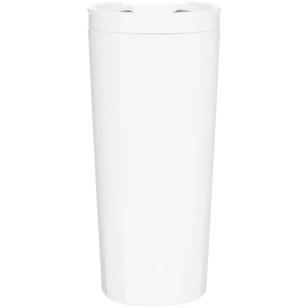 16 oz double wall plastic tumbler with threaded lid... from ASI 51197 ETS Express, LLC