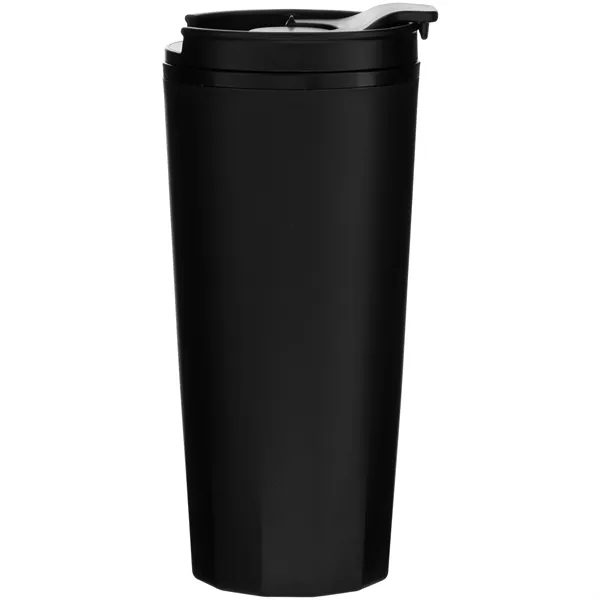 16 oz double wall plastic tumbler with threaded lid... from ASI 51197 ETS Express, LLC
