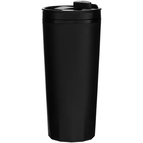 16 oz double wall plastic tumbler with threaded lid... from ASI 51197 ETS Express, LLC