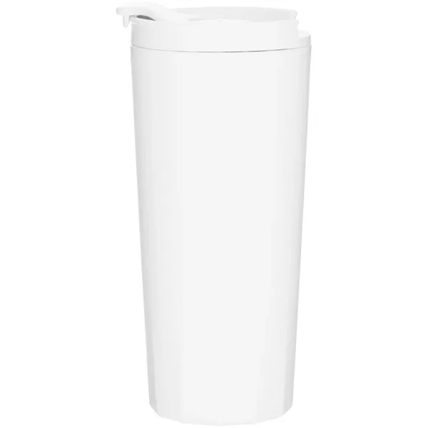 16 oz double wall plastic tumbler with threaded lid... from ASI 51197 ETS Express, LLC