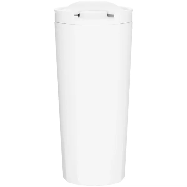 16 oz double wall plastic tumbler with threaded lid... from ASI 51197 ETS Express, LLC