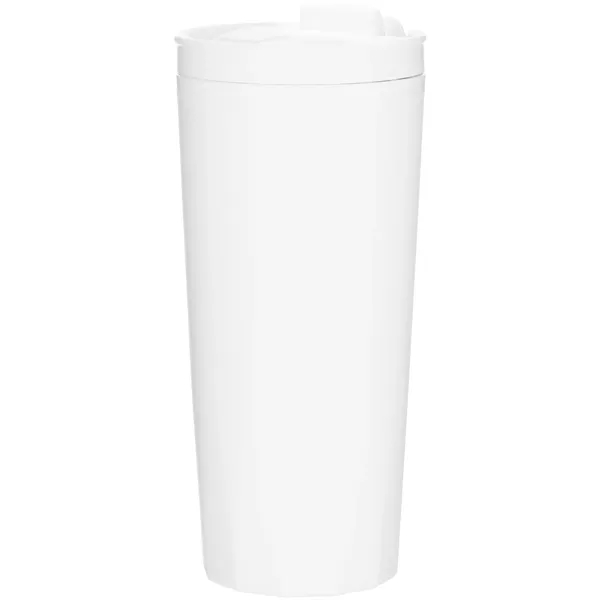 16 oz double wall plastic tumbler with threaded lid... from ASI 51197 ETS Express, LLC