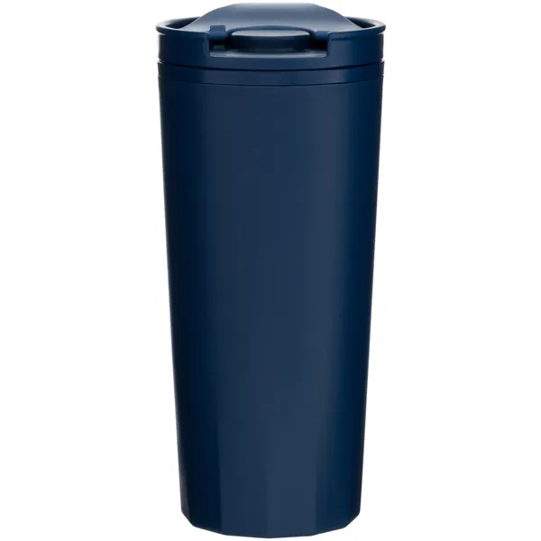 16 oz double wall plastic tumbler with threaded lid... from ASI 51197 ETS Express, LLC