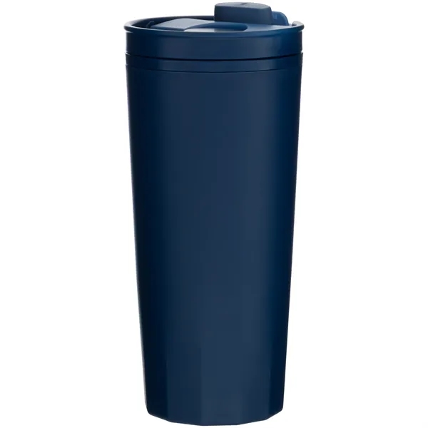 16 oz double wall plastic tumbler with threaded lid... from ASI 51197 ETS Express, LLC