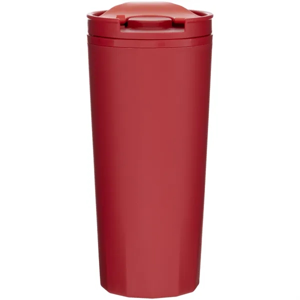 16 oz double wall plastic tumbler with threaded lid... from ASI 51197 ETS Express, LLC