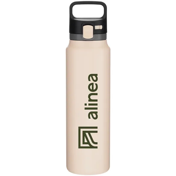 22 oz 91% post-consumer recycled stainless steel double wall bottle with... from ASI 51197 ETS Express, LLC